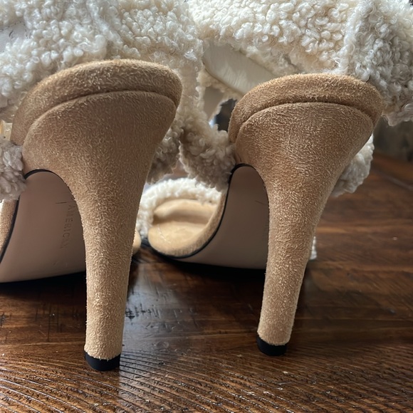 GOOD AMERICAN Sherpa Strappy Heels - Picture 9 of 13
